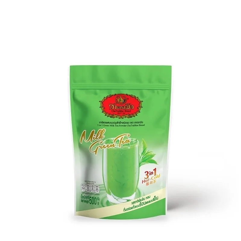 ChaTraMue 3-in-1 Thai Milk Green Tea Instant Powder 500g
