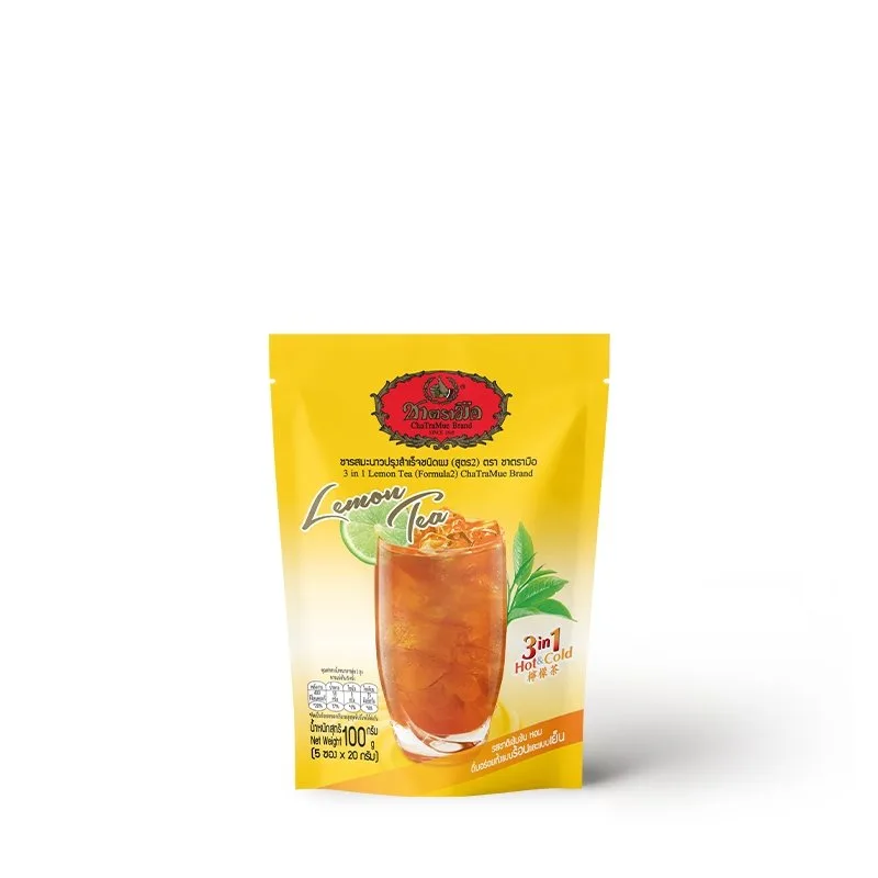 ChaTraMue 3-in-1 Lemon Tea Instant Powder Sachets