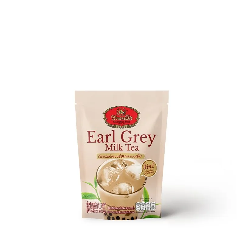 ChaTraMue 3-in-1 Earl Grey Milk Tea Instant Powder Sachets