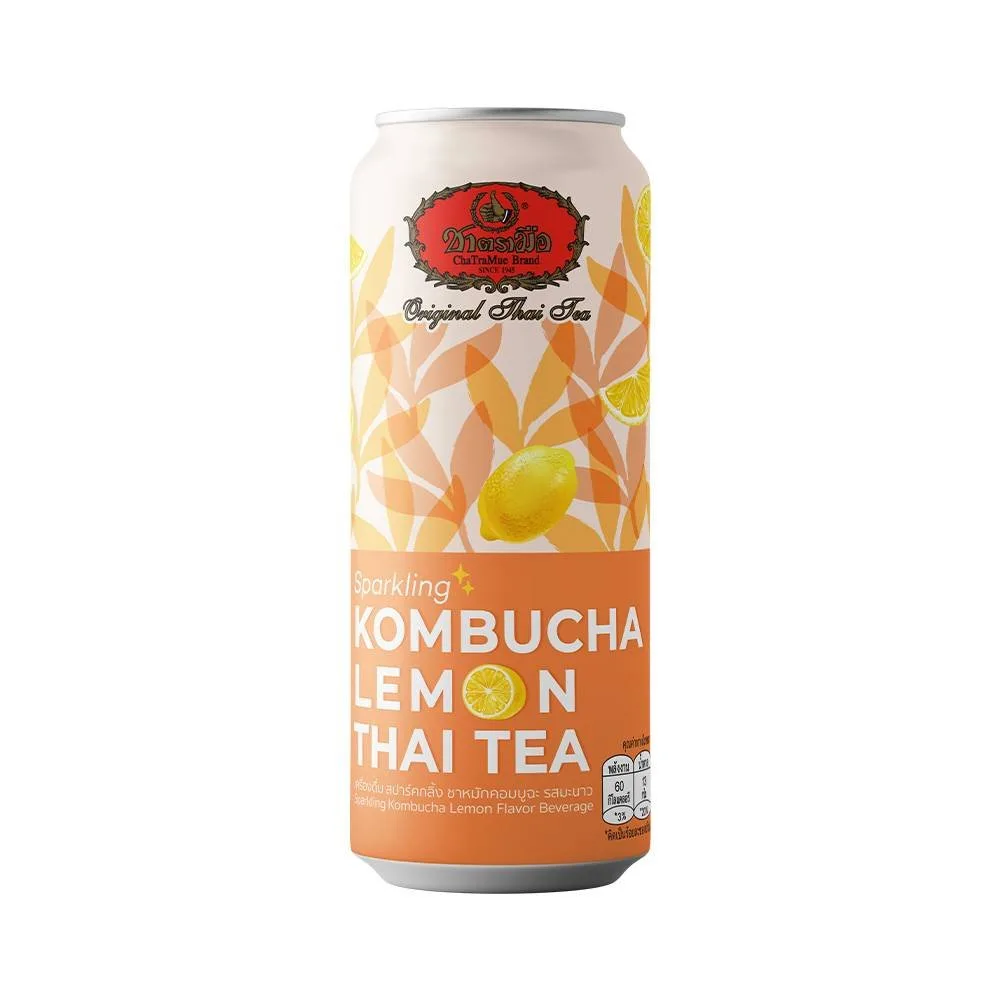 ChaTraMue Sparkling Lemon Kombucha Can 240ml