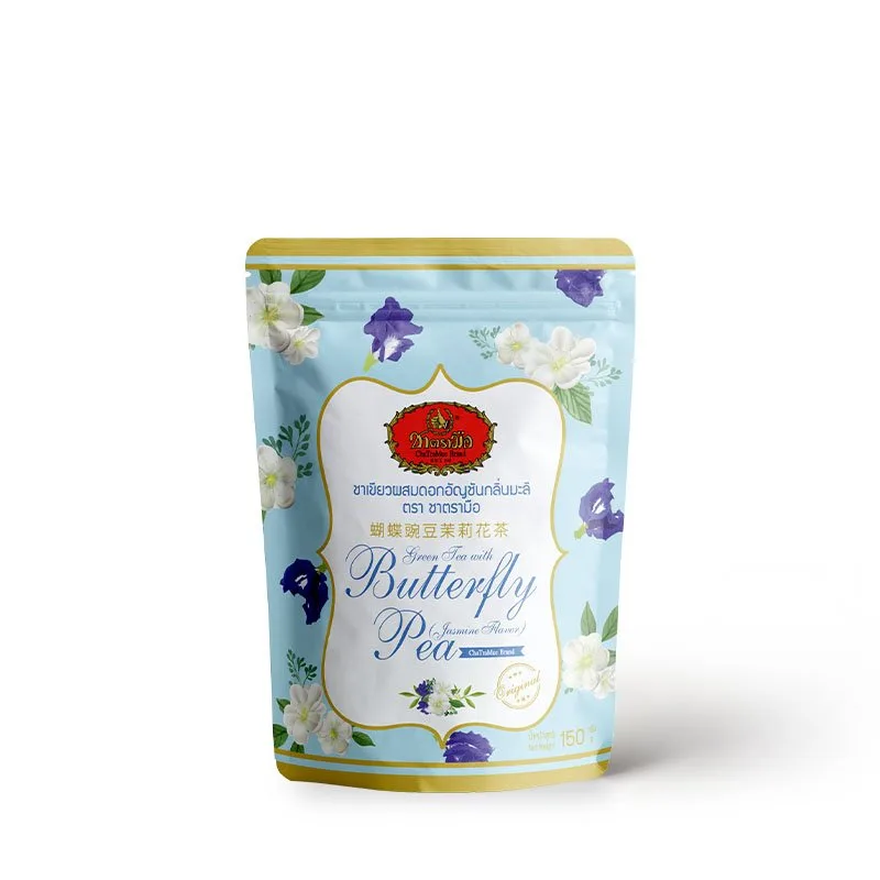 ChaTraMue Jasmine Butterfly Pea Green Tea Pouch 150g